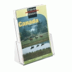 LOT DE 2 - PRÉSENTOIR DE TABLE 1 CASE A4 TRANSPARENT