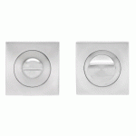 ROSACE 3 PIÈCES CARRÉE EN INOX SATINÉ - SÉRIE EZ1340 - CONDAMNATION KARCHER DESIGN