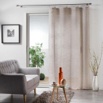 VOILAGE ANNEAUX 140X240CM MILZA BEIGE