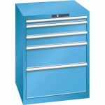 ARMOIRE BLEU CLAIR 717X725X850 AVEC 5 TIR. 200KG - LISTA