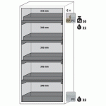 ARMOIRE SÉCURITÉ S-PHOENIX-90 S90.196.090.FWAS JAUNE - ASECOS
