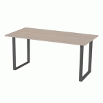 BUREAU SQUARE 120 X 80 X 75 CM DESIGN DROIT CHÊNE