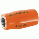 FACOM 1 DOUILLES 1/2" 12 PANS ISOLÉES 1000 VOLTS SÉRIE VSE FACOM