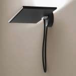 ICONE GIUUP APPLIQUE MURALE LED DÉCENTRALISÉE 20W, NOIR