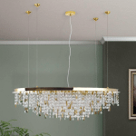 ORION SUSPENSION CRYSTALRIVER AVEC CRISTAL DORÉ