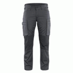 PANTALON DE TRAVAIL SERVICES STRETCH FEMME GRIS FONCÉ/NOIR TAILLE 44 - BLAKLADER