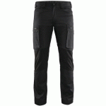 PANTALON DE TRAVAIL SERVICES STRETCH NOIR TAILLE 48C - BLAKLADER