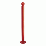 POTELET INCLINABLE AMORTICHOC BOULE - ZINC ROUGE FONCÉ 3004 - PROCITY