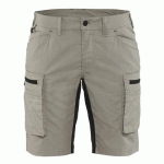 SHORT SERVICES STRETCH FEMME BEIGE/NOIR TAILLE 48 - BLAKLADER