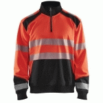 SWEAT COL CAMIONNEUR HAUTE-VISIBILITÉ TAILLE XXL - BLAKLADER
