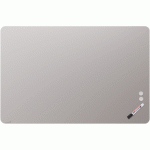 TABLEAU EN VERRE MAT 100X150CM - WARM GREY - COIN ARRONDI - LEGAMASTER