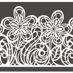 TAPIS PÂTE À SUCRE MARGUERITE