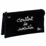 QUO VADIS - TROUSSE SCOLAIRE - RECTANGLE - BEN - 22,5X11X6 CM - TOILE (POLYESTER) - 3 COMPARTIMENT(S) -  PAR 8 - LOT DE 8