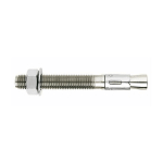 INDEX - 100 GOUJONS D'ANCRAGE M8 X 75 MM (D. 8 MM) INOX A2 - MI08075