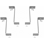 KIT DE FIXATION, CHROMÉ, R4268031 - R4268031 - GESSI