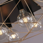 ECO-LIGHT PLAFONNIER ABRAXAS À QUATRE LAMPES