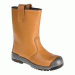 PORTWEST FW13 BOTTE RIGGER CUIR ACTION EMBOUT ACIER – S1P SR BRONZE - TAILLE 38