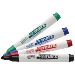 STAPLES MARQUEUR EFFAÇABLE À SEC STAPLES - POINTE OGIVE - TRAIT 2 MM - POCHETTE DE 4