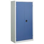 ARMOIRE MONOBLOC TANKER H. 198 X L. 100 CM CORPS GRIS PORTES GRIS