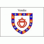 DRAPEAU VENDÉE : DIMENSIONS - 50 X 75 CM