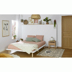 LIT SAVO  BLANC 160X200 CM