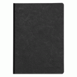 LOT DE 5 - CARNET BROCHURE AGE BAG A5 192 PAGES PETITS CARREAUX - NOIR