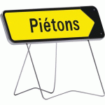 PANNEAU KD PIÉTONS FL. AMOV. PIEDS ARTICULÉS - C1 - 1000X300 - TALIAPLAST
