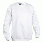 SWEAT COL ROND BLANC TAILLE 4XL - BLAKLADER