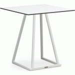 TABLE LINEA DINNERBLANC70X70X74CM COMPACT BLANC - FLEXFURN