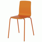 CHAISE MALIBU 4P T7 COQUE ORANGE U320 / ACIER ORANG 1028