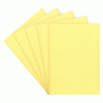 CHEMISE STANDARD 160 G 24 X 32 CM COULEUR - PAQUET DE 100 - JAUNE