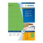 HERMA ETIQUETTES COULEUR - HERMA - COLORIS : VERT -  70 X 37 - BOITE DE 2400 ÉTIQUETTES