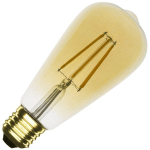 AMPOULE LED FILAMENT E27 5,5W 500 LM ST64 DIMMABLE GOLD BLANC NEUTRE 4000K - 4500K 360º