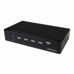 STARTECH.COM SWITCH KVM USB DISPLAYPORT À 4 PORTS AVEC HUB USB 3.0 INTÉGRÉ - 4K 30 HZ