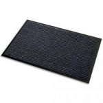 3M TAPIS D'ACCUEIL NOIR 90 X 150 CM DOUBLE FIBRE GRATANTE ET ABSORBANTE NOMADE AQUA
