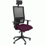 CHAISE DE BUREAU HORNA APPUI TÊTE - VIOLET - PIQUERAS Y CRESPO