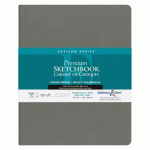 LOT DE 2 - EPSILON SERIES CARNET SOUPLE 46F 20,3X25,3CM 150G - BLANC