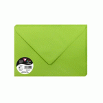 LOT DE 2 - PAQUET DE 20 ENVELOPPES POLLEN 162X229MM 120G/M² - VERT MENTHE