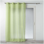 PANNEAU VOILAGE POLYCOTON 140 X 240 CM MITSY VERT