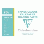 POCHETTE 12 CALQUES SATIN CLAIREFONTAINE A4 70 - 75G