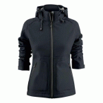 PRINTER KARTING VESTE SOFTSHELL FEMMES NOIR - TAILLE L