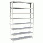 RAYONNAGE D'ARCHIVES RAPID 2 1980X1220X305 8 TAB METAL GRIS