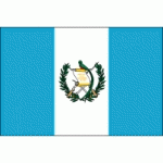 DRAPEAU GUATEMALA : DIMENSIONS - 100 X 150 CM