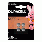 DURACELL - PACK DE 4 PILES BOUTON ALCALINES LR44/A76 - 1,5V