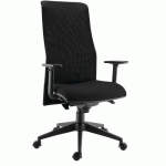 FAUTEUIL DE DIRECTION ERGONOMIQUE NOIR ENBATA - SOKOA