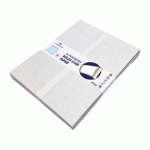 POCHETTE À BULLES PAPIER KRAFT BLANC 350 X 470 LA COURONNE - PAQUET DE 10