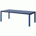 TABLE MALIBU 180X80 T3 SOUDÉ ST ANTIB BLEU U525/NO BLEU 5005