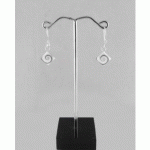 BOUCLES D'OREILLES OEIL DE SAINTE LUCIE ET ARGENT 92.5