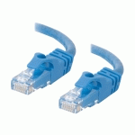 C2G CAT6 BOOTED UNSHIELDED (UTP) CROSSOVER PATCH CABLE - CÂBLE INVERSEUR - 3 M - BLEU