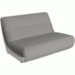 CANAPÉ COSI 2 PLACES ACRYLIQUE/ALU - GRIS/CRÈME - PROLOISIRS